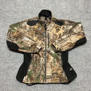 Rivers West Jacket Mens Medium Brown Camo Waterproof Fleece Hunting Outdoor